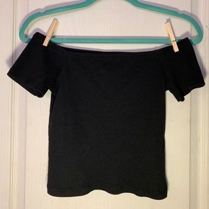 Off the Shoulder Crop Top